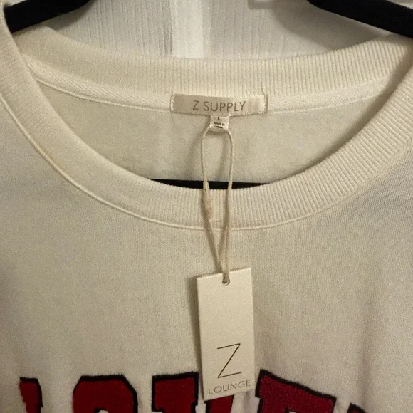 Z Supply Lover Sweatshirt NWT Size Large - Picture 5 of 6